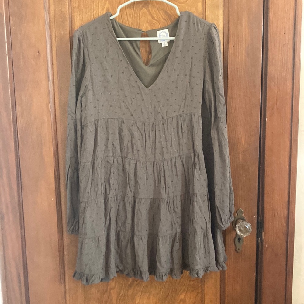 Olive Green Dress